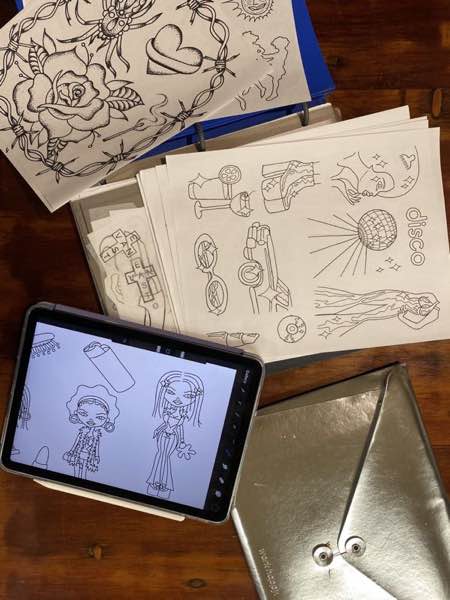 neo-traditional flash designs
